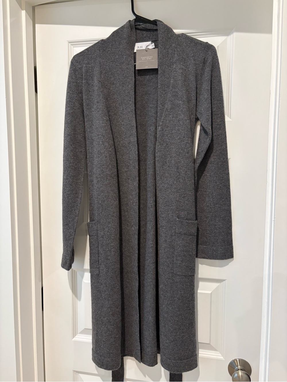 Authentic Cashmere Spa Robe Grey - Picture 4 of 5